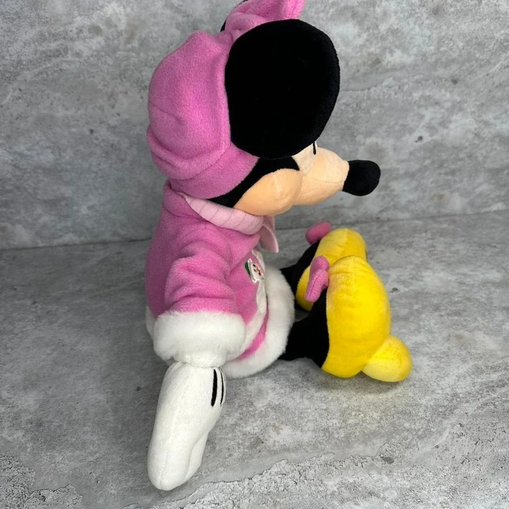 Disney Store Exclusive‎ Patch Minnie Mouse Pink Winter Outfit 16